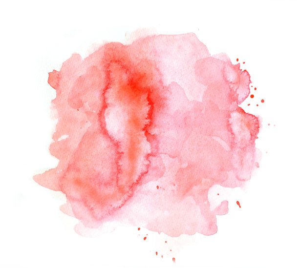 红色水彩现货图片下载