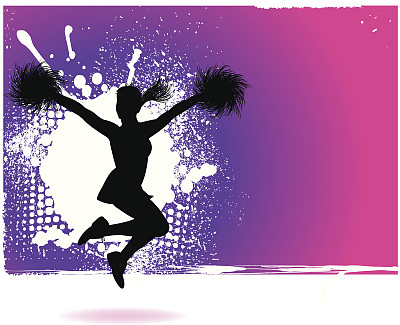 啦啦队长背景图片下载