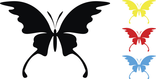 蝴蝶图标图片下载