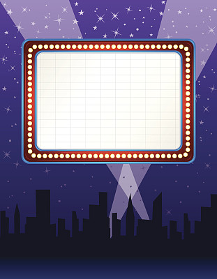 剧院大帐篷城市背景图片下载