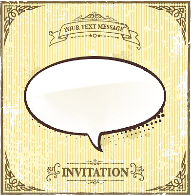 老讲话泡沫图片下载