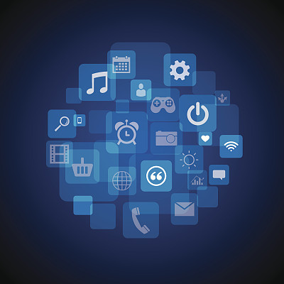 社会媒体背景图片下载