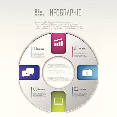 业务信息图表设计图片下载