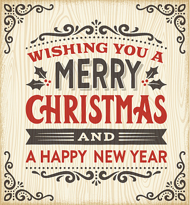 手绘圣诞贺卡图片下载