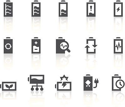 电池图标|简单黑色系列图片下载