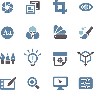 平面设计图标- Conc系列图片下载