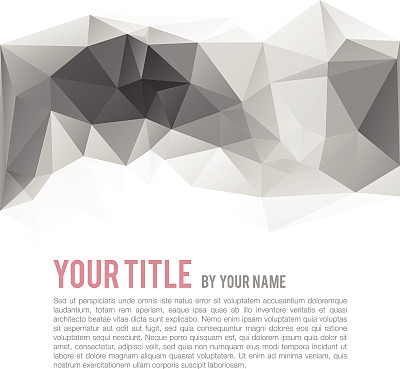 多边形设计黑色图片下载