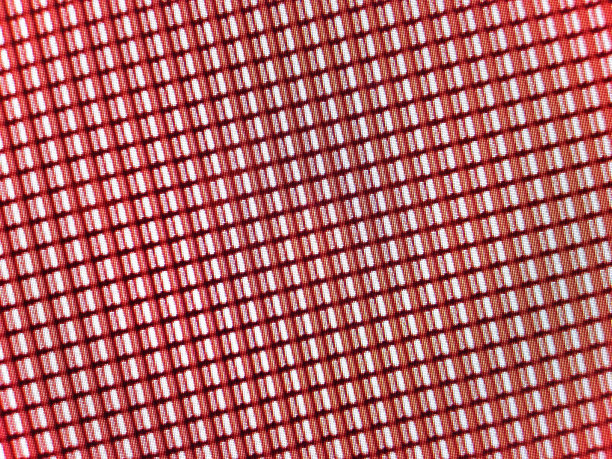 红色的电脑屏幕像素特写背景图片下载