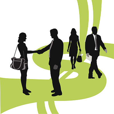 一对情侣在散步图片下载