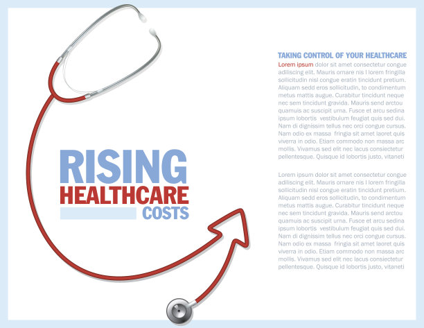 医疗成本红箭头概念图片下载