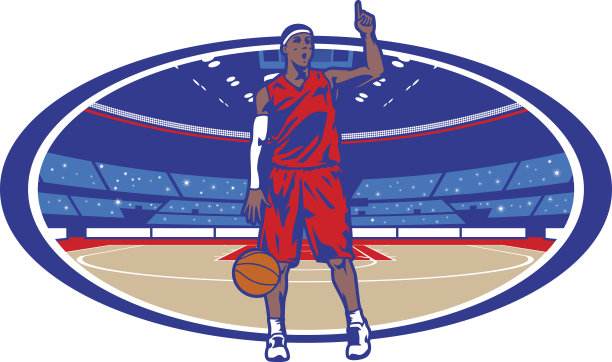 篮球赛场控卫图片下载