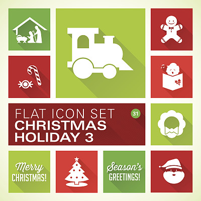 3 . Flat icons(平面图标图片下载