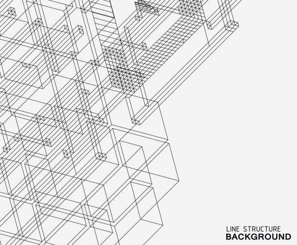 抽象线条结构图案背景图片下载