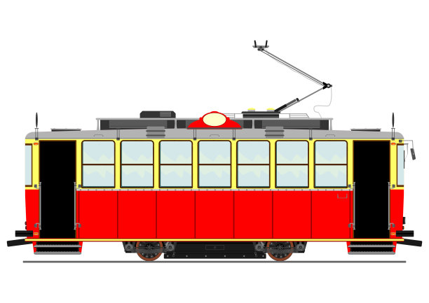 老式的有轨电车图片下载