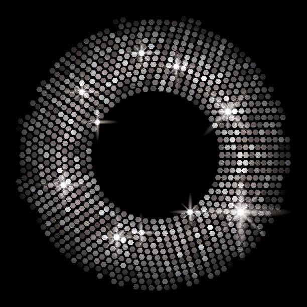 银色闪光矢量背景图片下载