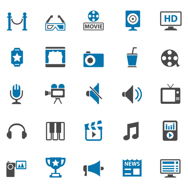 媒体图标设置图片下载