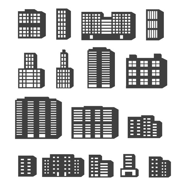 建筑图标设置图片下载