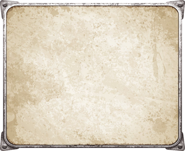 带角和螺丝矢量的空白金属标语牌图片下载