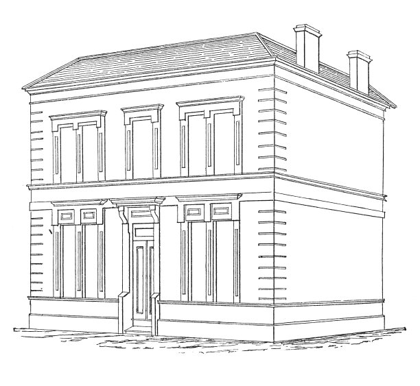 传统房屋的视角图片下载