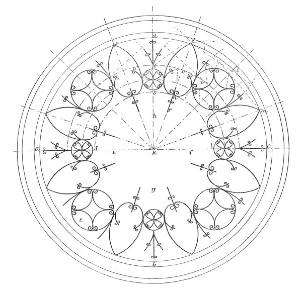 圆形装饰用金属或熟铁制成的圆形装饰图案图片下载