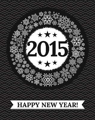 新年庆祝快乐邀请贺卡图片下载