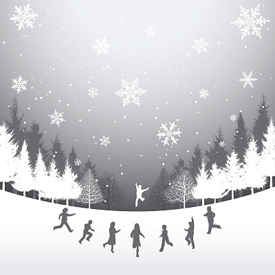 Winter backgrand[他与朋友重聚]图片下载