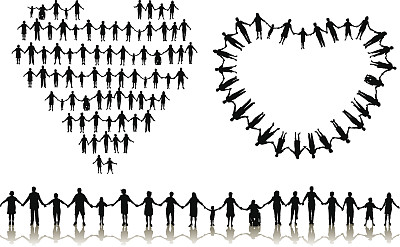 牵手-爱，心，关系图片下载