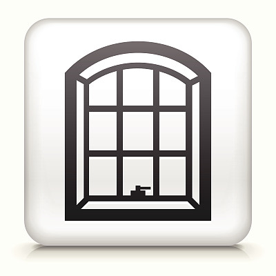 方形按钮与Windows版税免费矢量艺术图片下载