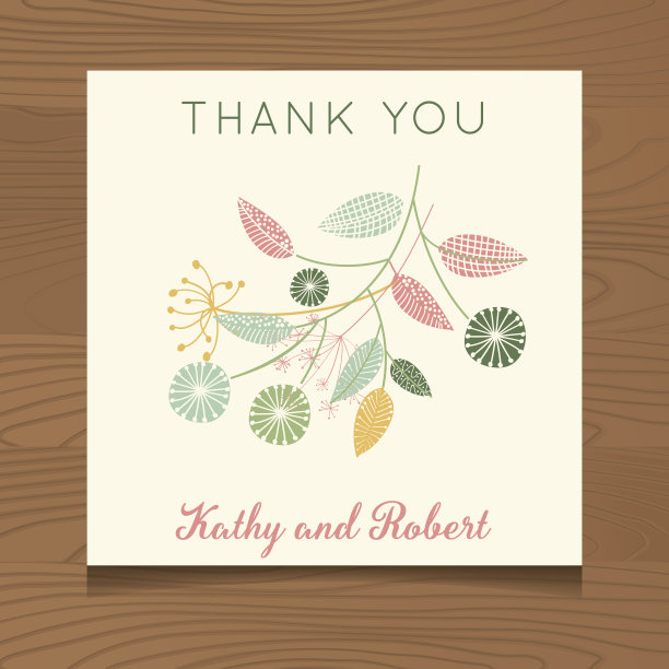 感谢模板与野花在木材背景图片下载