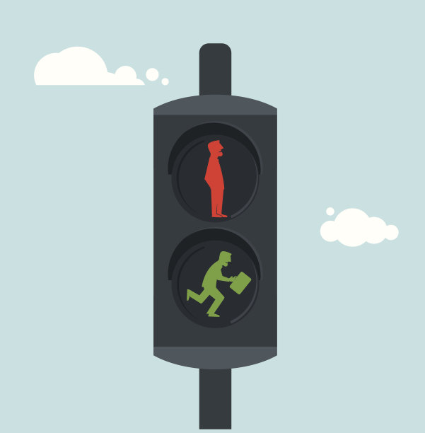 人行横道信号图片下载