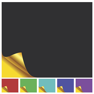 一套彩色页与黄金角图片下载