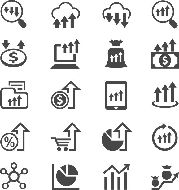 金融图标集图片下载