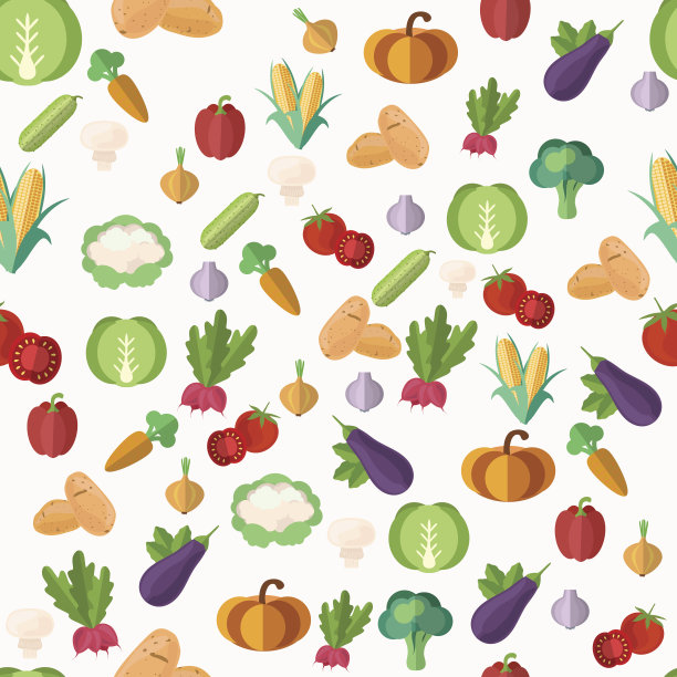 扁菜无缝图案图片下载