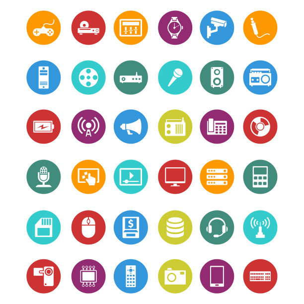 电子设备图标集图片下载