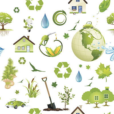 环境绿色无缝模式图片下载