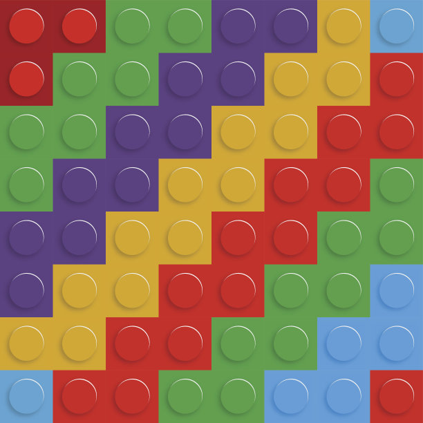 抽象的塑料块图案背景图片下载