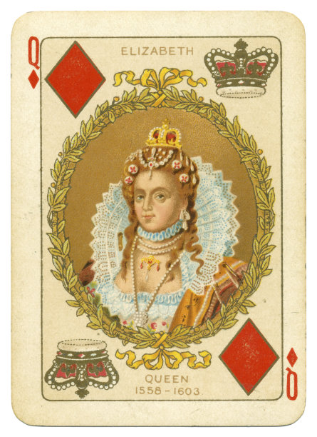 女王伊丽莎白一世，红方块王后图片下载