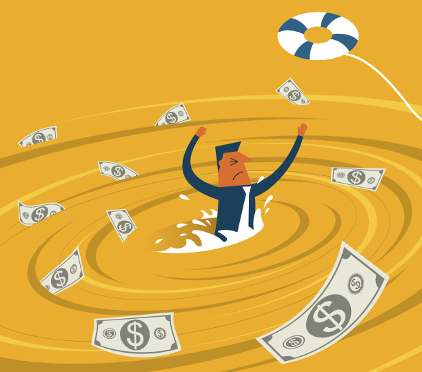 漩涡中的商人图片下载