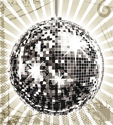 复古的迪斯科球图片下载