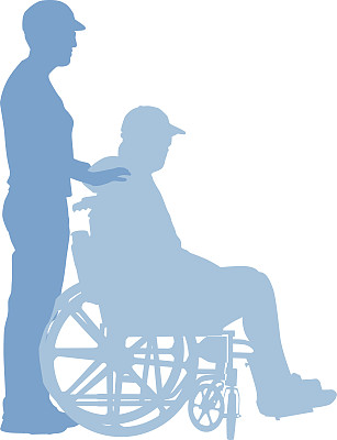 轮椅轮廓图片下载