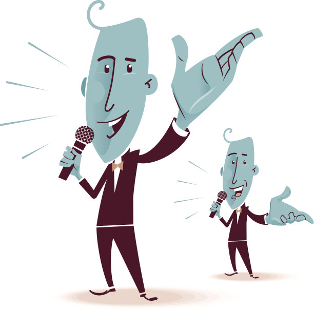 电视主持人-谈话图片下载