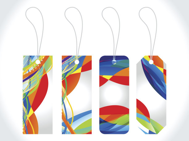 抽象多彩的多重销售标签图片下载
