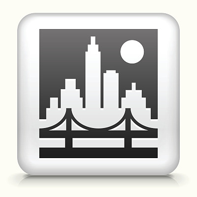 广场按钮全景城市天际线皇室免费矢量艺术图片下载