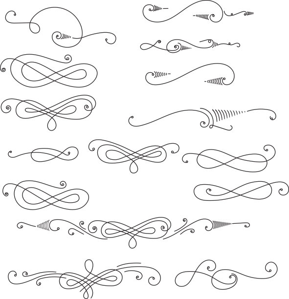 装饰性的漩涡图片下载