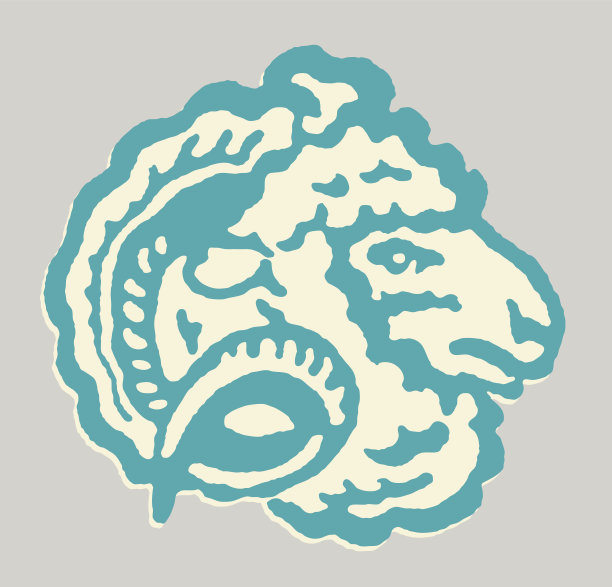 有大鹿角的公羊素材图片