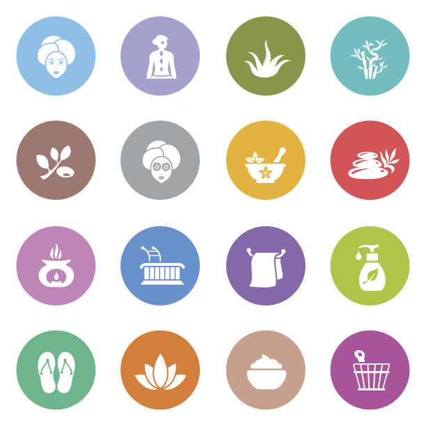 水疗中心图标设置图片下载