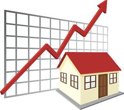房地产图表上升图片下载