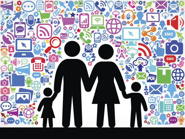 家庭论现代科技与通讯图片下载