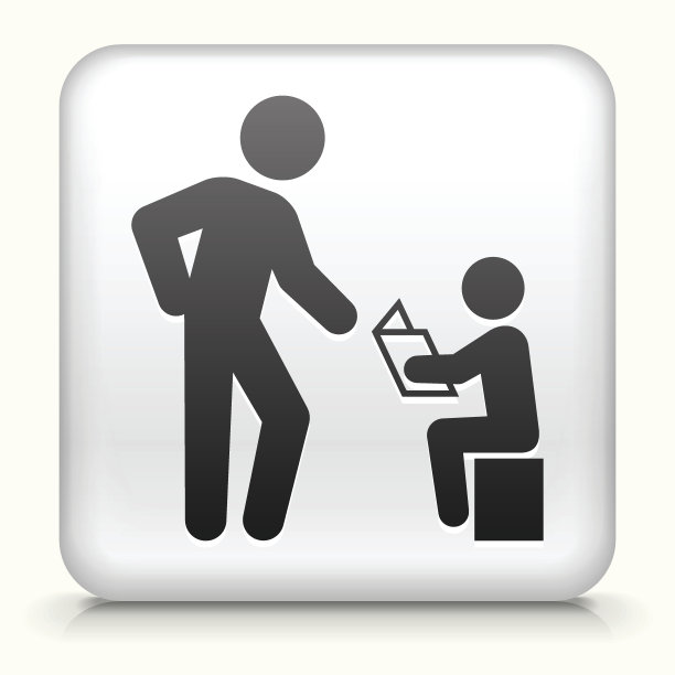 方形按钮与阅读家庭皇室免费矢量艺术图片下载