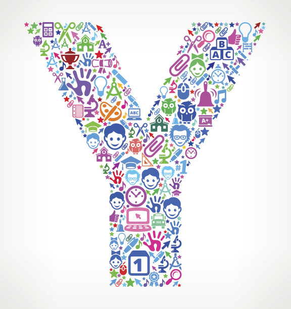 字母Y学校和教育版税免费矢量艺术图案图片下载
